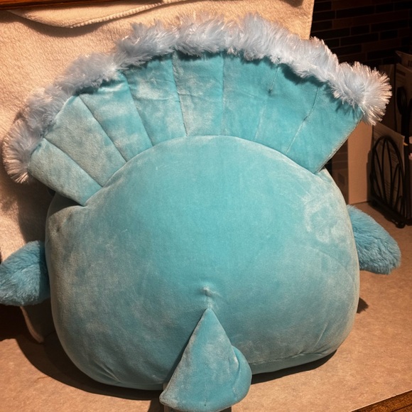 Squishmallows Tiff The Peacock Plush Stuffed 16”Spring Easter Teal Aqua Rare - Picture 4 of 8